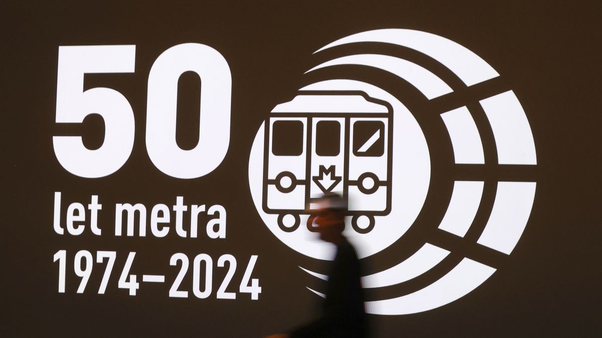 FOTO: Pražské metro slaví 50 let
